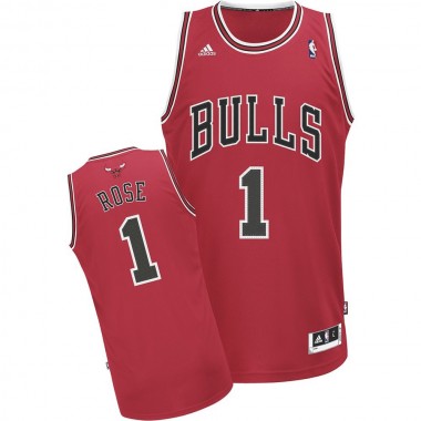 Баскетбольная джерси Derrick Rose Chicago Bulls Red