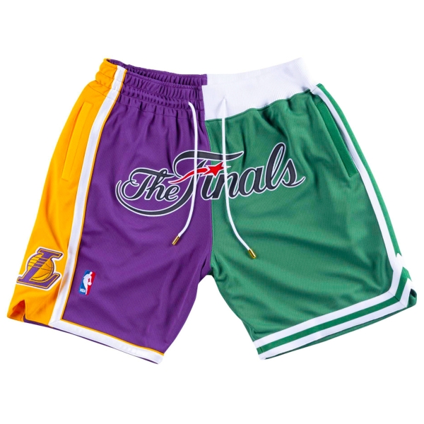 Баскетбольные шорты Mitchell & Ness x Just Don Los Angeles Lakers vs Boston Celtics