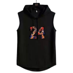 Безрукавка с капюшоном 24 Black