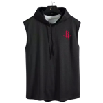 Безрукавка с капюшоном Houston Rockets Black