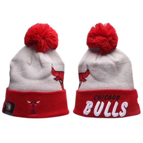 Шапка Chicago Bulls Solid Hit Cuffed Pom Knit Hat